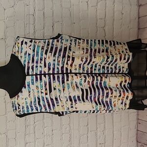 Colorful Size XL Lightweight Sleeveless Tunic Tank Worthington